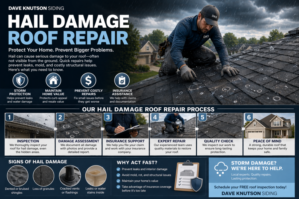 Hail Damage Roof Repair